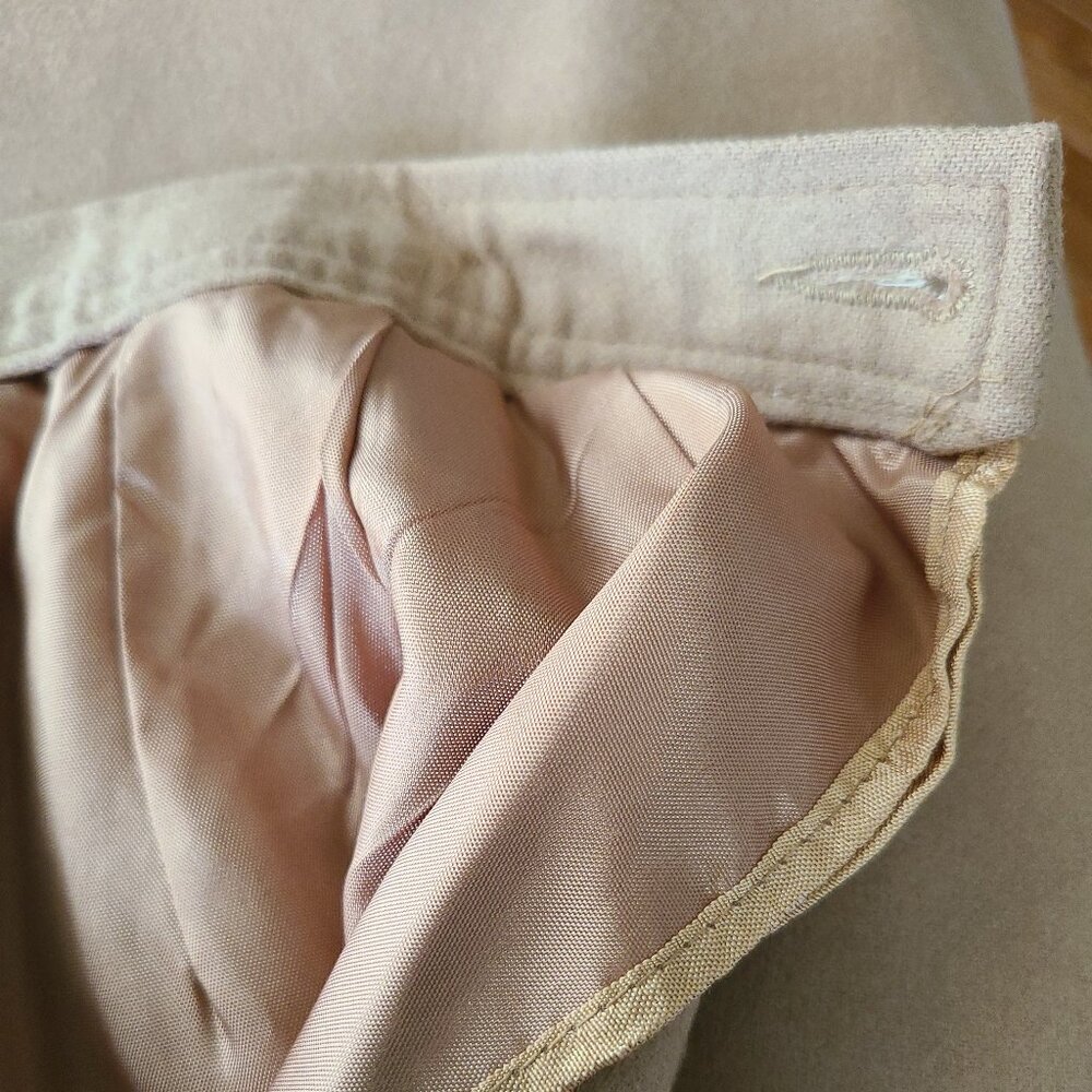 Pendleton 100% Virgin Wool Pencil Skirt – Camel, Size 6 Petite - Picture 5 of 8